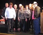 The talented musicians and singers who accompanied me on the Midnite Jamboree on March 26, 2011